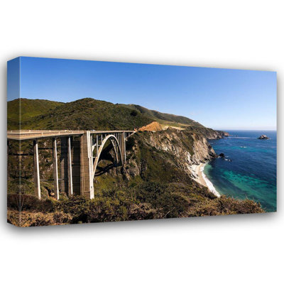 Highsmith, Carol Gallery Wrapped Canvas Art Titled: Pacific Coast Highway Scenic (97_64472)