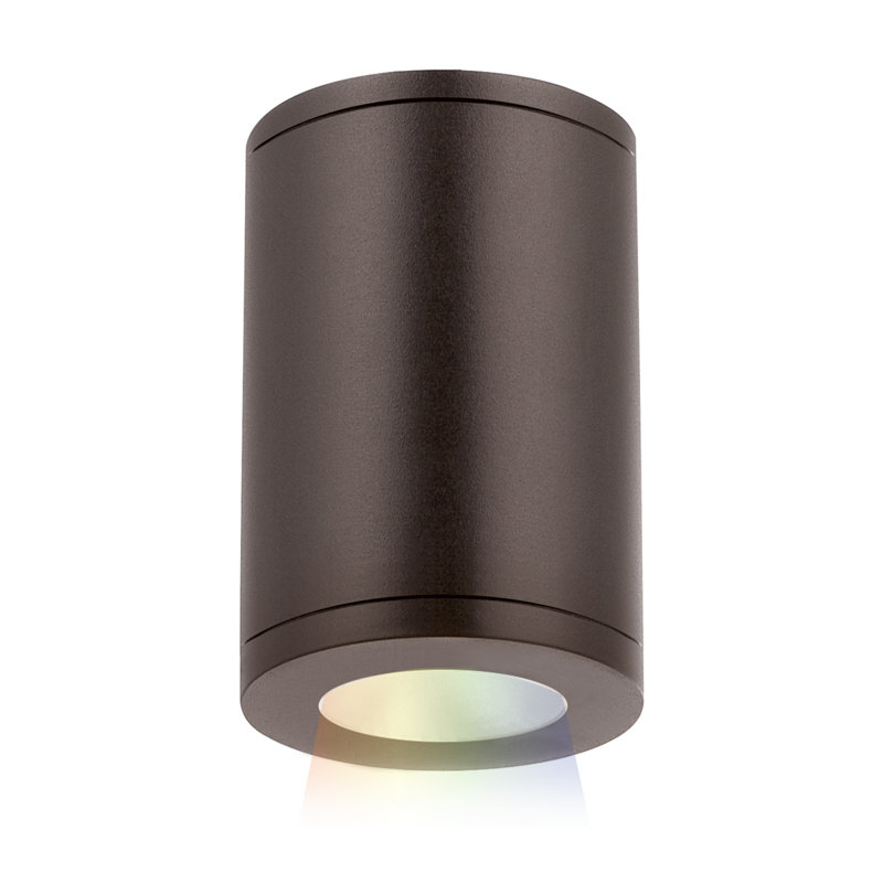 Tube 1 - Light LED Flush Mount, Bronze, Flood