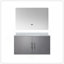 Modern Bath Vanity 36 In. W X 22 In. D, Cultured Marble Top, And 36 In. LED Mirror