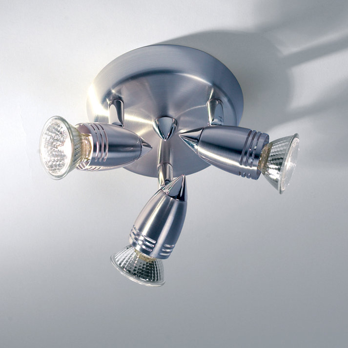 Zeno Spotlight, Satin Chrome, GU10 Halogen