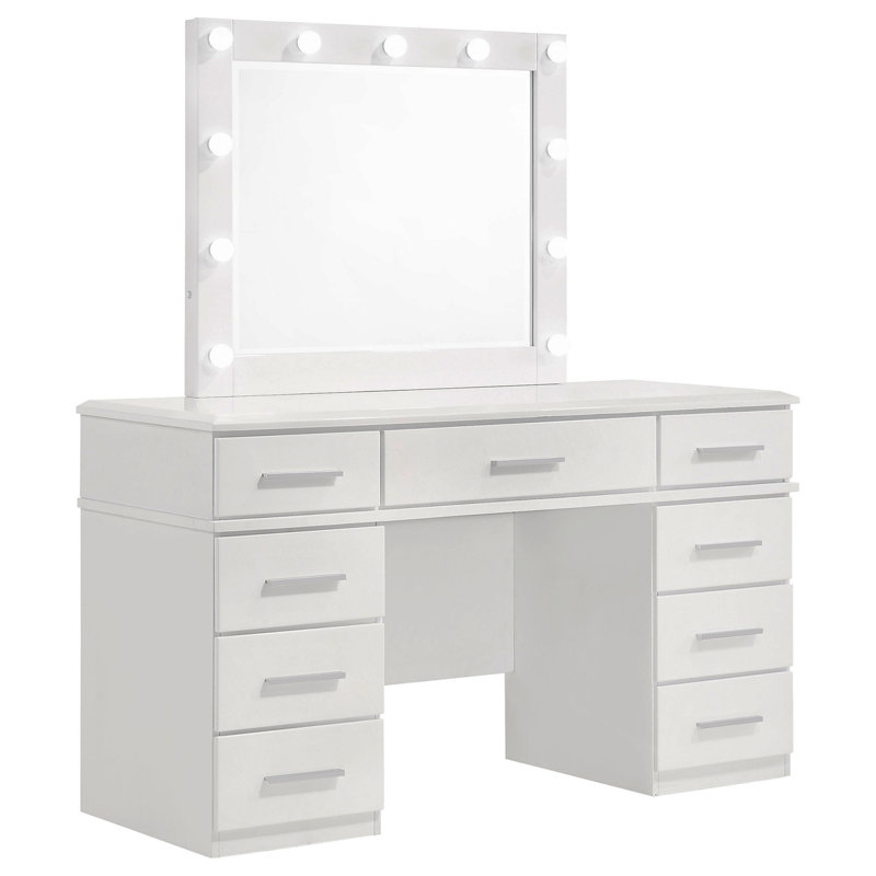 Bureau de coiffeuse 9 tiroirs Sarah
