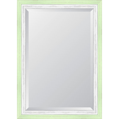 Brodnax Wood Flat Wall Mirror