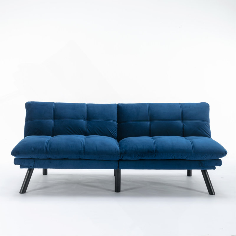 Canapé-lit pliant convertible bleu marine, Marine