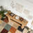 Farmhouse 2-Tier Entryway Sofa Table with U-Shaped Base