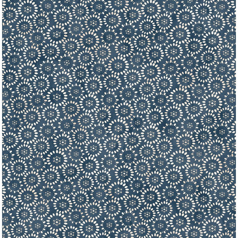 Siem Geometric Shapes Wallpaper, Coastal Blue