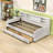 Twin Upholstered Daybed with Shelves and Drawers-1175844616