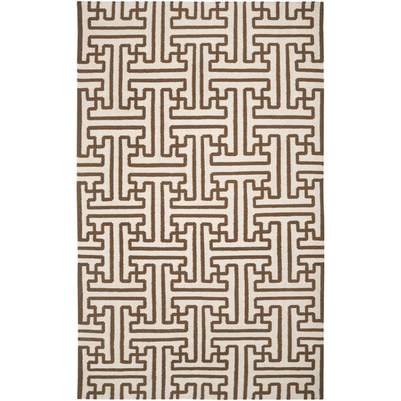 Berkley Flatweave Wool Geometric Indoor Rug, Rectangle 2' x 3'