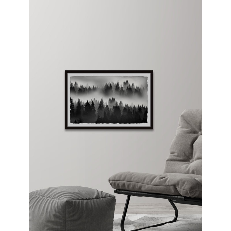 «The Fog Always Lift», reproduction encadrée, H 24 po x l 36 po x P 1,5 po