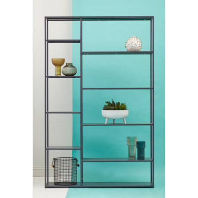 Anecia 188 cm H x 120 cm W Steel Bookcase