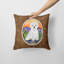 Coussin décoratif intérieur/extérieur westie