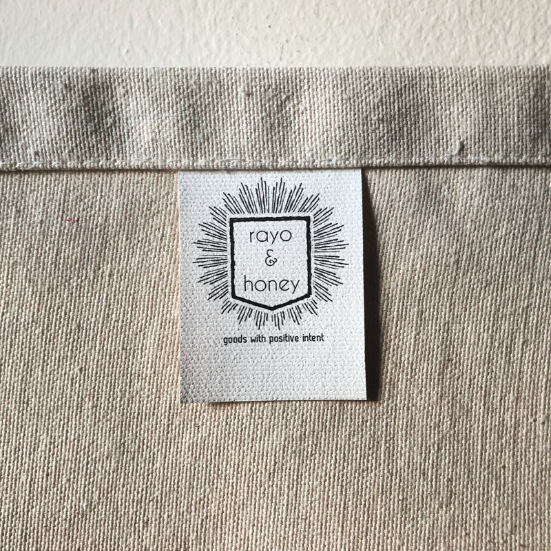 Toile suspendue «Let The Work Speak»