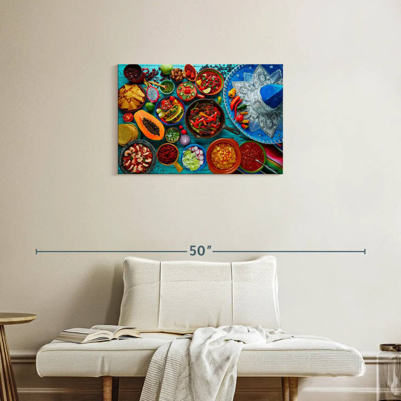 Yarlin Mexican Dishes, 20" H x 30" W