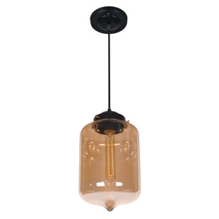 Bronte 1 - Light Black Lantern Pendant