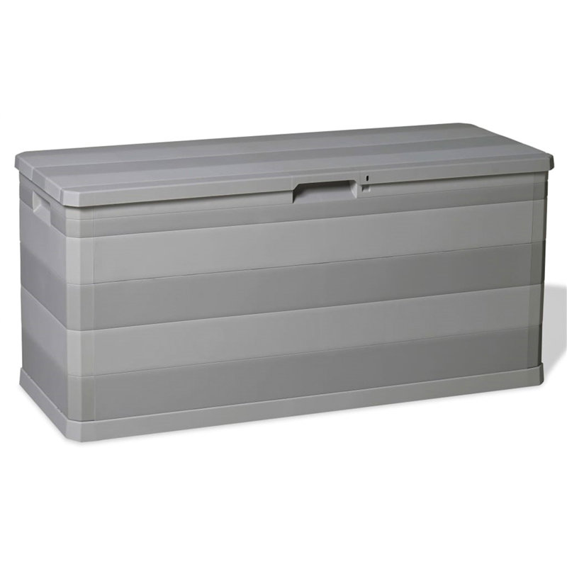 META 117 cm W 280 L Lockable Deck Box, Grey