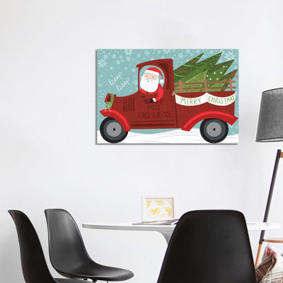 Festive Farmers Market I - Wrapped Canvas Print