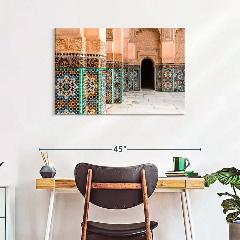 Nicci Moroccan Courtyard Mosaics, 24" H x 36" W