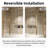 43" W x 58" H Frameless Pivot Bathtub Door, 180°Pivot Hinge, 1/4" Tempered Glass-124791599-124791595