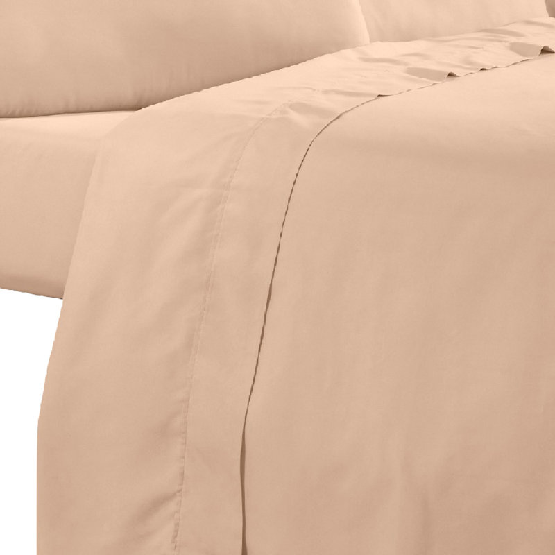  Ensemble de draps en microfibre Minka, Simple, Rose sable