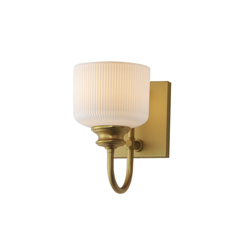 Bisque-Wall Sconce, Natural Aged Brass
