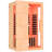 Erommy 2-Person Indoor Sauna, Home Far Infrared Sauna With Chromotherapy Lighting, Red Light Beauty Therapy, 6 Carbon Heaters And Bluetooth Speaker-124985263
