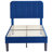 Upgraded Velvet Upholstered Platform Bed with Adjustable Headboard, Reinforced & Quiet Design, No Box Spring Needed, Sturdy Wood Slat Support, Easy Assembly-1115971812-1115971809