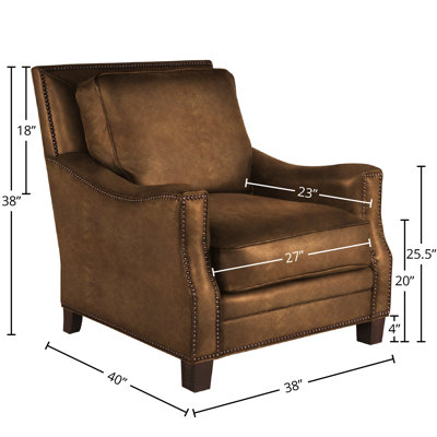 Daniella Leather Club Chair