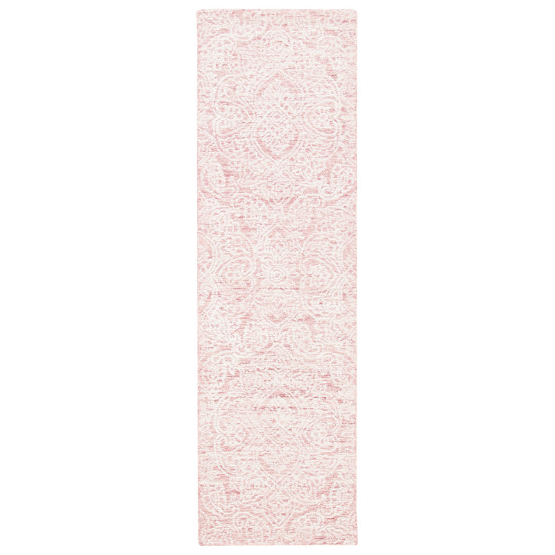 Irondale Hand Tufted Indian Wool And Cotton With Latex Solid Color Rug, Runner 2'3" x 8'