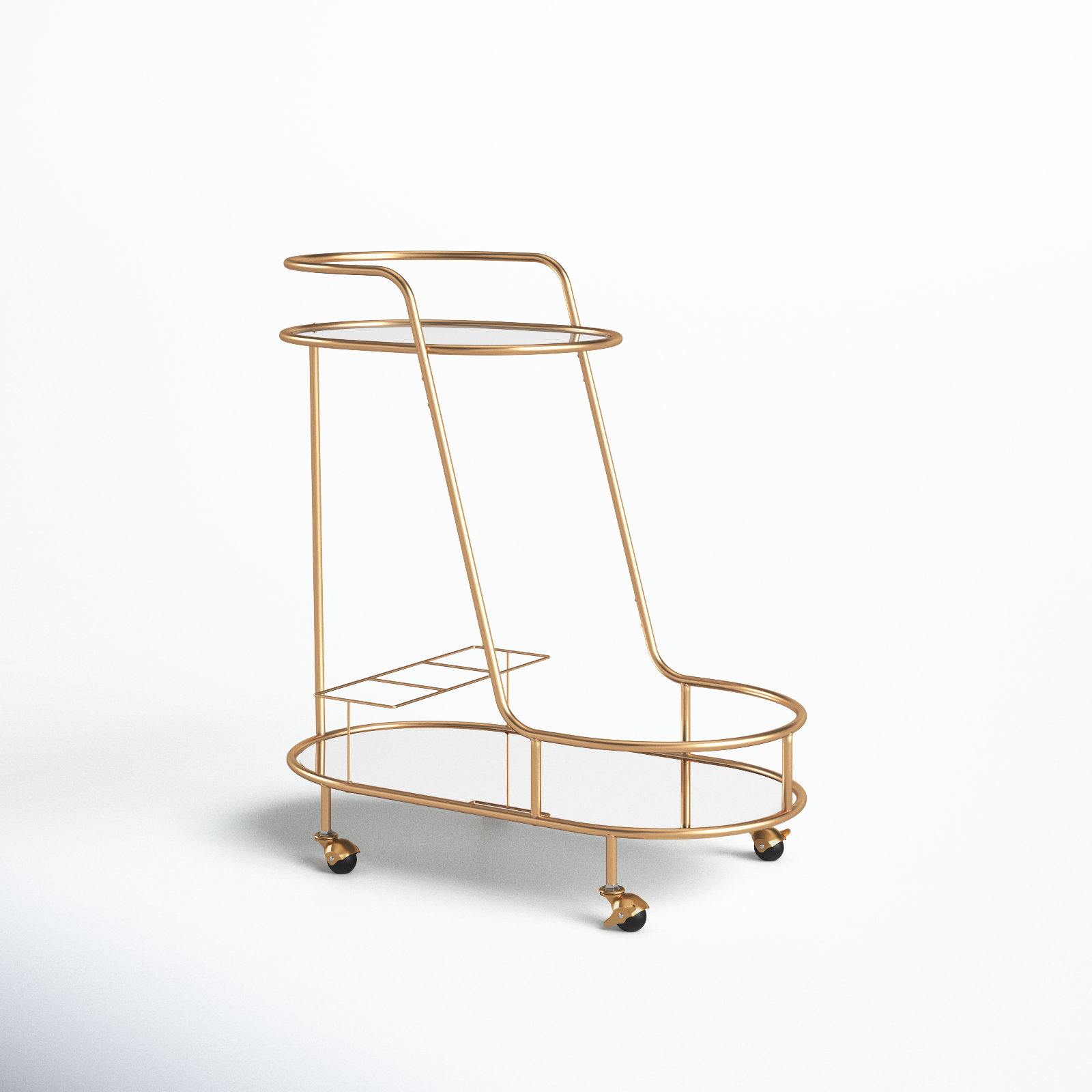 Emalie Metal Bar Cart