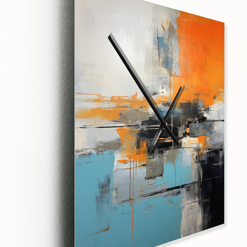 Cangelosi - Peinture abstraite horloges murales, Grand