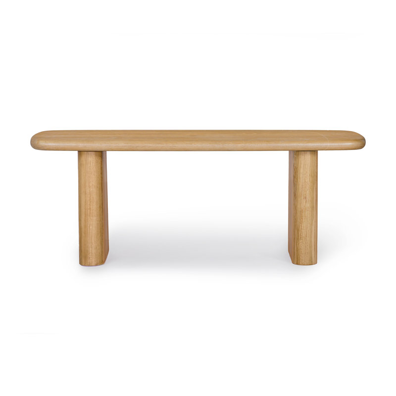 Daymon Solid Wood Dining Bench, Natural