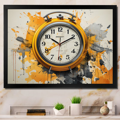Horloge Minimalist Splendor II, reproduction d'art sur toile