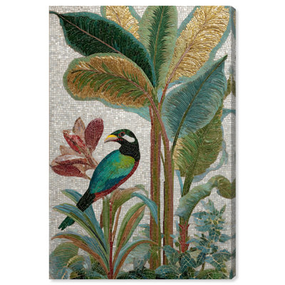 Décoration murale tropicale pebble plume I par Art Remedy, galerie tendue, 36 x 54