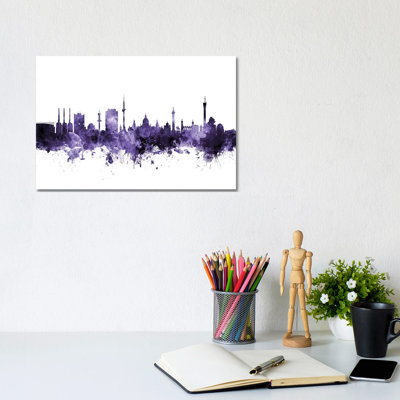 Hannover, Germany Skyline by Michael Tompsett - Wrapped Canvas Gallery-Wrapped Canvas Giclée