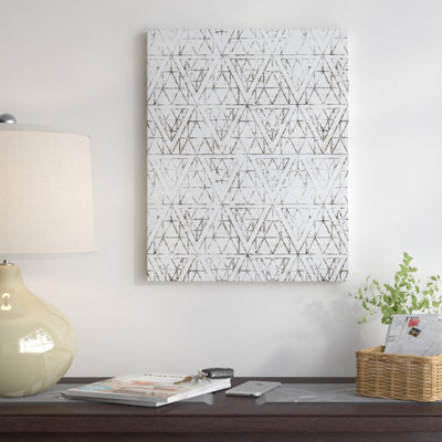 Rustique diamond, impression sur toile tendue