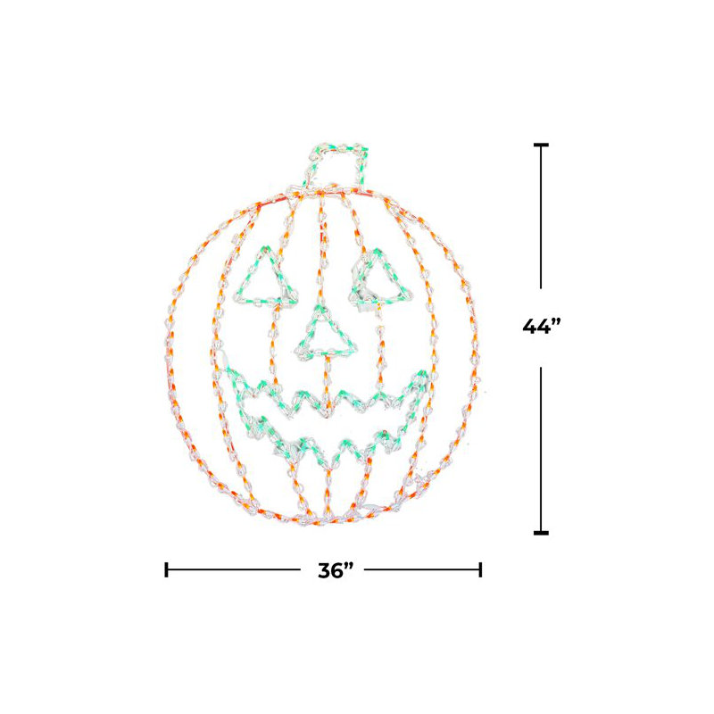 Figurine lumineuse citrouille d'Halloween