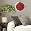 Horloge murale en verre 12 po