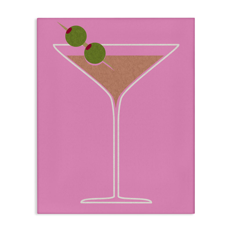 «Dirty Martini on Pink» par Daphne Polselli, H 20 po x l 16 po