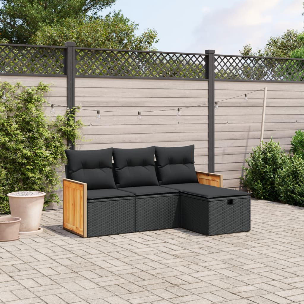 Gartensofa mit Kissen