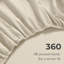 Ensemble de draps en coton égyptien de couleur unie à densité de tissage de 650 fils avec poches profondes-699434657-699434647