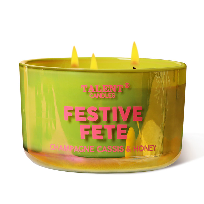 Champagne et miel | Bougies parfumées pour la maison TALENT CANDLES, CHAMPAGNE CASSIS & HONEY