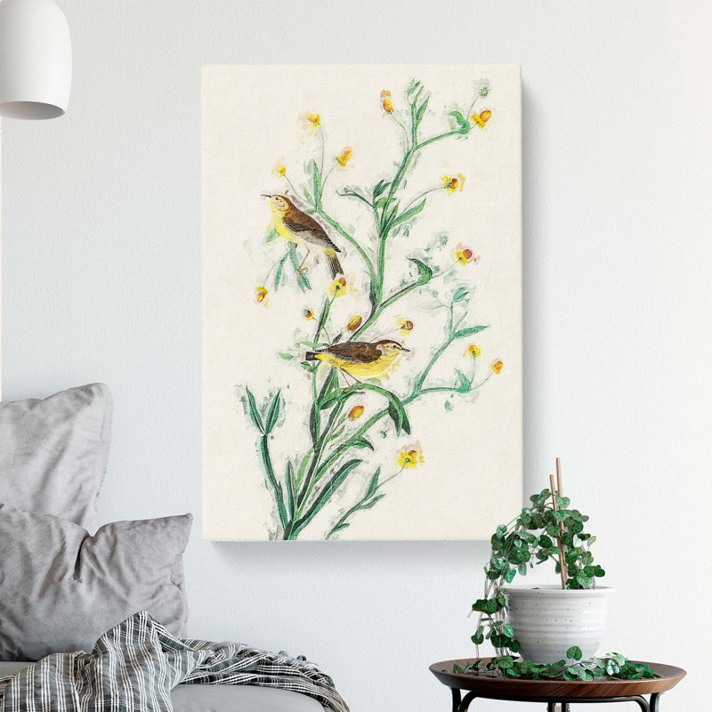 Yellow Red-Poll Warbler From Birds by John Audubon - Wrapped Canvas, 76cm H x 50cm W x 3cm D