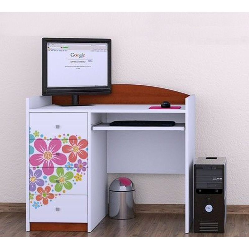 Espen 100cm Computer Desk, Brown