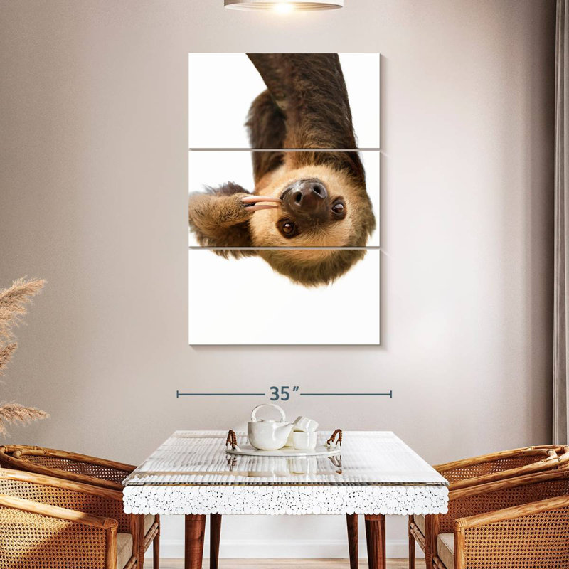 Brampt Silly Sloth, 57" H x 36" W