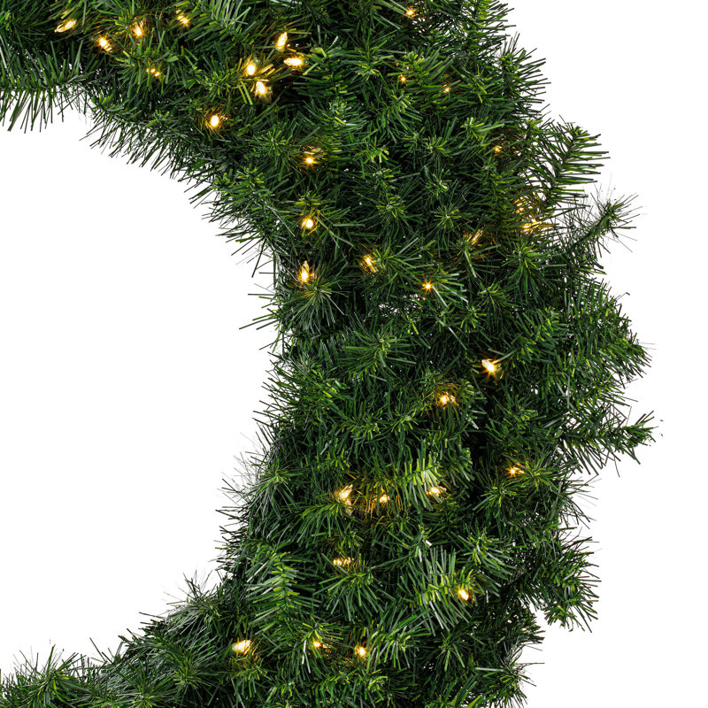 Couronne de sapin artificielle Alanny Dura-Lit, 48 po x 48 po