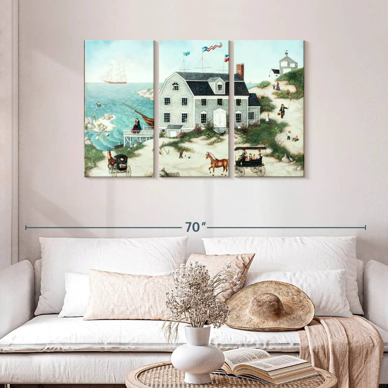 Gillard Home From The Sea, H 28 po x l 45 po