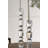 D3X11.5" Clear Glass Taper Candle Holder With Elegant Column Design-1399060896
