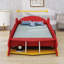 Lit plateforme Race Car, roues incluses-129230362