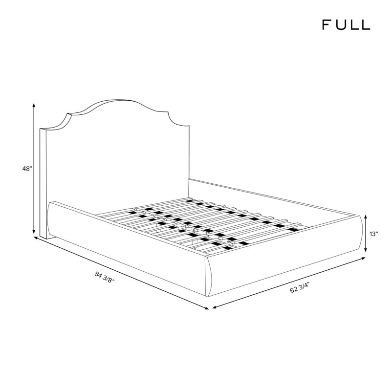 Upholstered Bed, Dijon, Full 