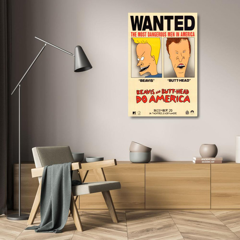 Beavis et bout à bout, H 24 po x l 16 po