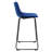 Seder Upholstered Counter Stool with Metal Frame-185747330